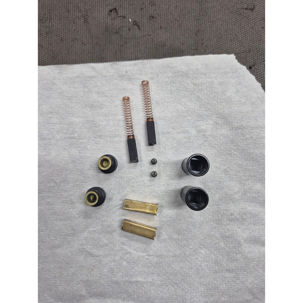 Replacement Motor Carbon Brush‎ Kit with Holders Caps and Springs 10 Piece Set